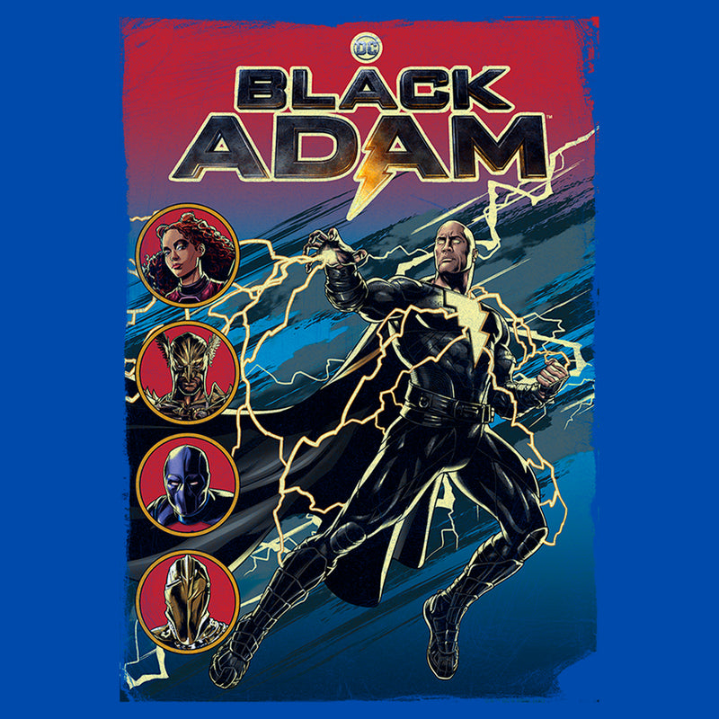 Boy's Black Adam Justice Cover T-Shirt