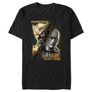 Men's Black Adam Man VS Myth T-Shirt