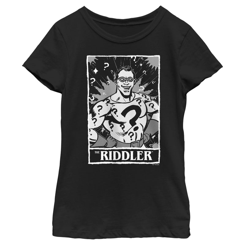 Girl's Batman Riddler Tarot T-Shirt