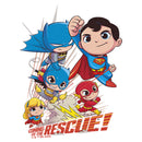 Infant's DC Super Friends Superheroes to the Rescue Onesie