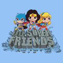 Infant's DC Super Friends Superheroines Power Pose Onesie