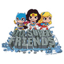 Infant's DC Super Friends Chibi Superheroines Onesie