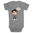 Infant's DC Super Friends Chibi Clark Kent Onesie