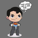 Infant's DC Super Friends Chibi Clark Kent Onesie