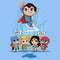 Infant's DC Super Friends Chibi Flying Superman Onesie