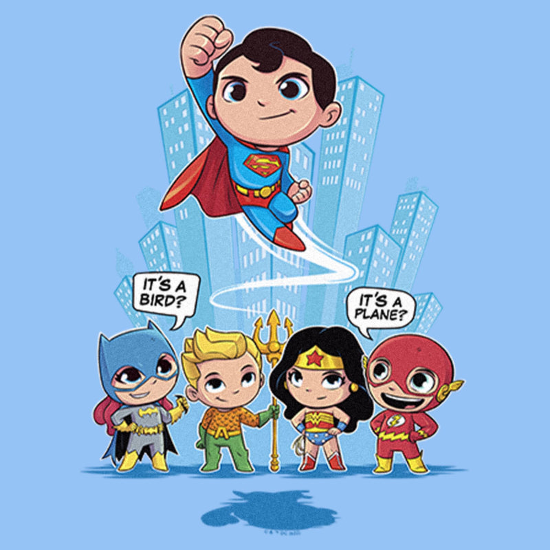 Infant's DC Super Friends Chibi Flying Superman Onesie