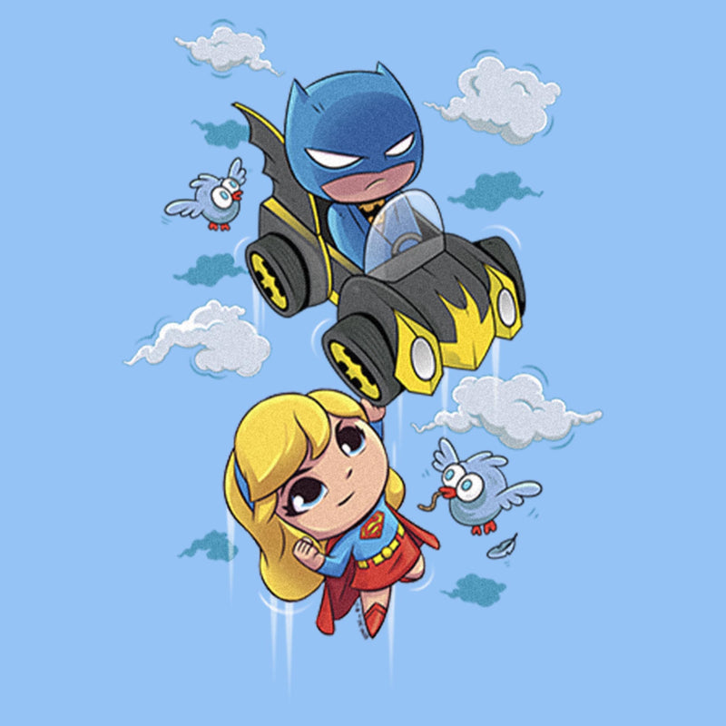 Infant's DC Super Friends Supergirl and Batman Onesie