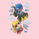 Infant's DC Super Friends Chibi Supergirl and Batman Onesie