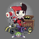 Infant's DC Super Friends Chibi Harley Quinn Toys Onesie