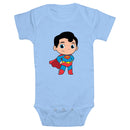 Infant's DC Super Friends Chibi Superman Power Pose Onesie