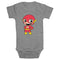 Infant's DC Super Friends The Flash Power Pose Onesie