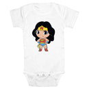 Infant's DC Super Friends Chibi Wonder Woman Power Pose Onesie