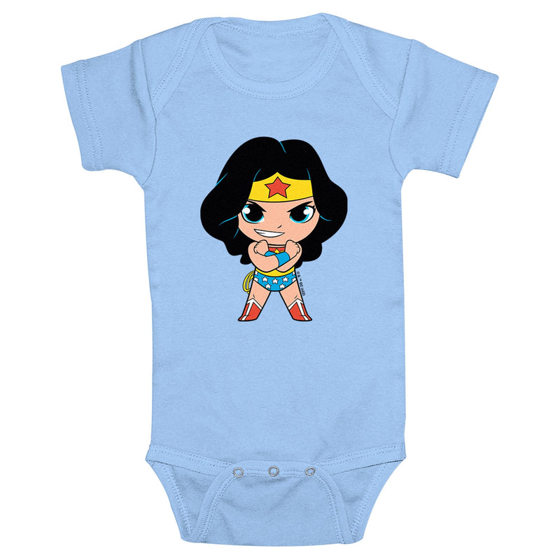 Infant's DC Super Friends Chibi Wonder Woman Onesie