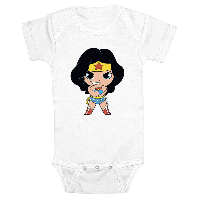 Infant's DC Super Friends Chibi Wonder Woman Onesie