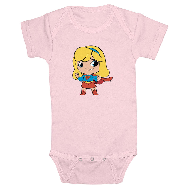 Infant's DC Super Friends Chibi Supergirl Onesie