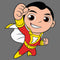 Infant's DC Super Friends Chibi Shazam Onesie