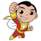 Infant's DC Super Friends Chibi Shazam Onesie