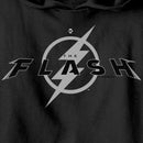 Boy's The Flash Black Official Logo Pull Over Hoodie