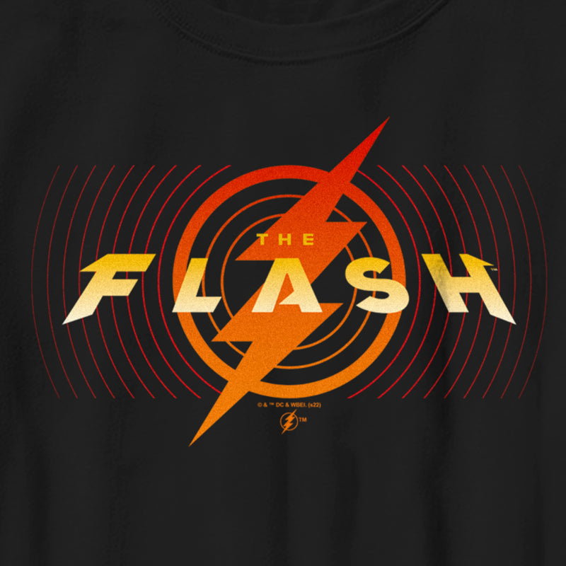 Boy's The Flash Animated Yellow Logo T-Shirt