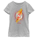 Girl's The Flash Triple Gold Logo T-Shirt