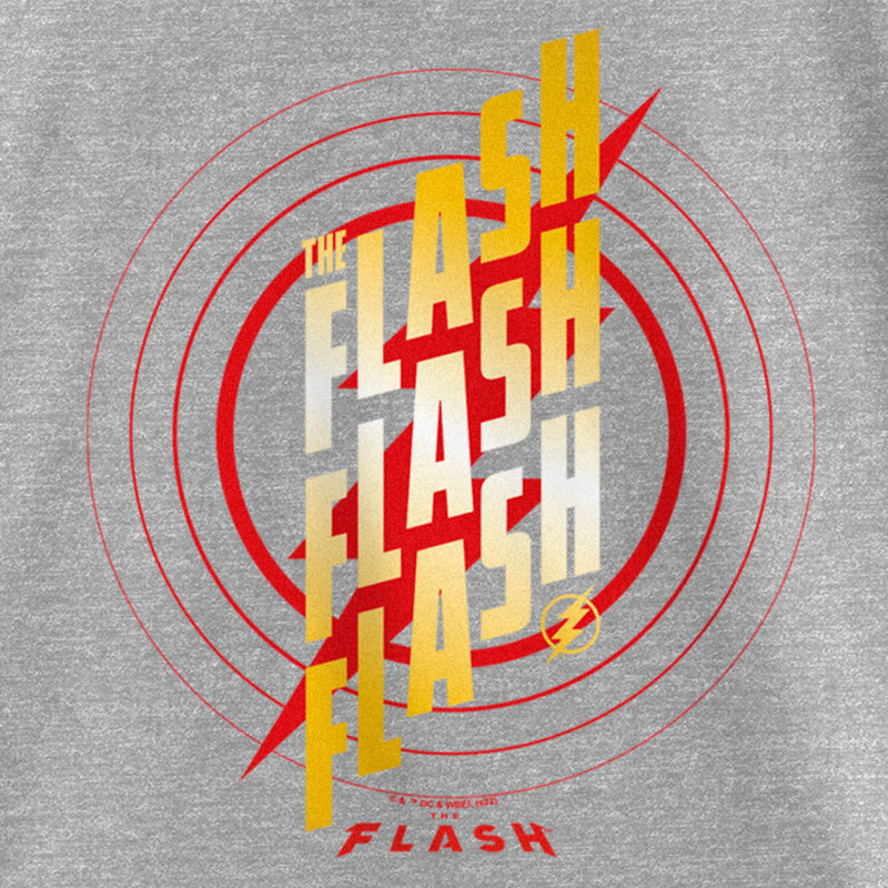 Girl's The Flash Triple Gold Logo T-Shirt