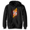 Boy's The Flash Triple Gold Logo Pull Over Hoodie