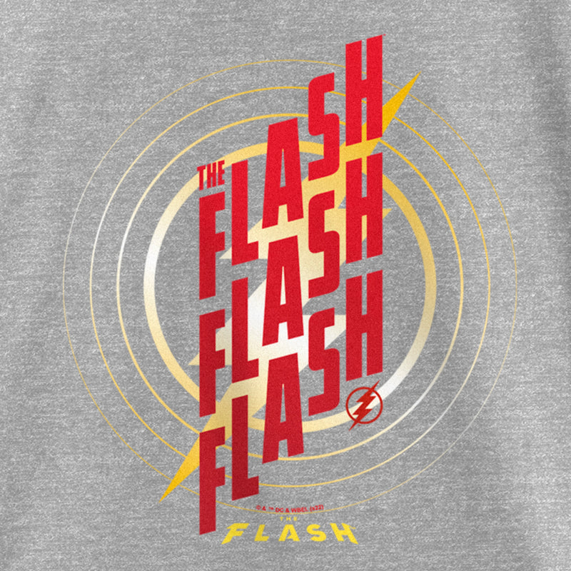 Girl's The Flash Triple Red Logo T-Shirt