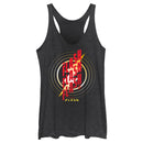 Women's The Flash Triple Red Logo Racerback Tank Top