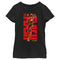 Girl's The Flash Speedster Bold Red Logo T-Shirt