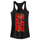 Junior's The Flash Speedster Bold Red Logo Racerback Tank Top