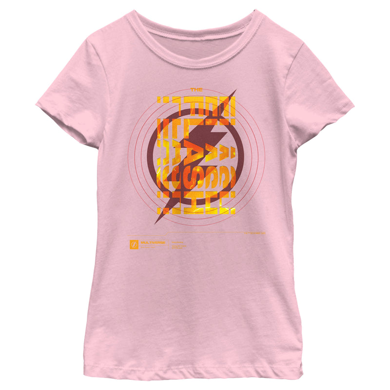 Girl's The Flash File Logo T-Shirt