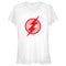 Junior's The Flash Red Lightning Bolt Symbol T-Shirt