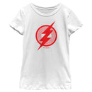 Girl's The Flash Red Lightning Bolt Symbol T-Shirt