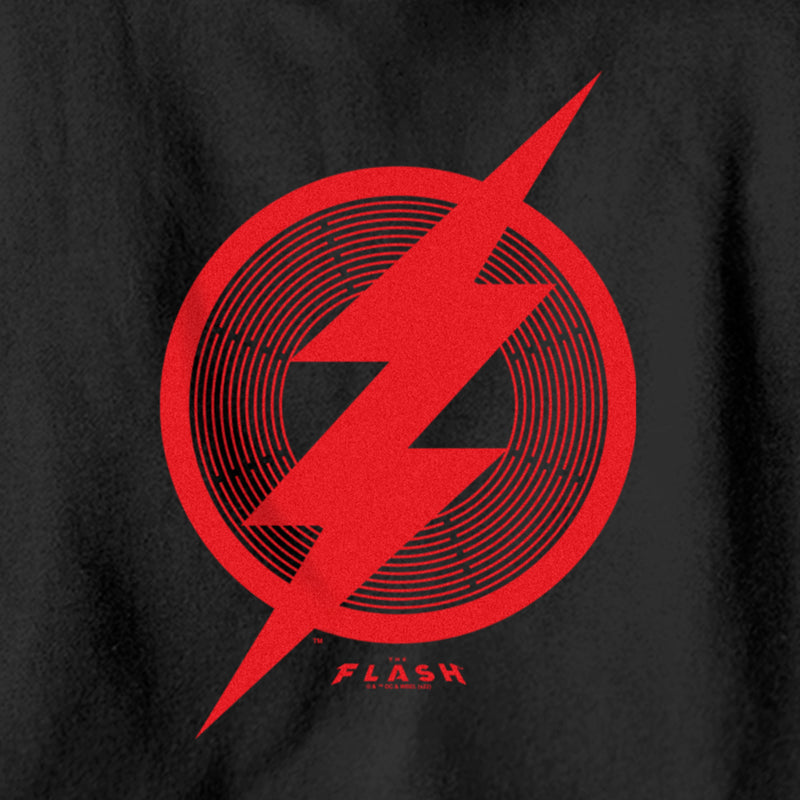 Boy's The Flash Red Lightning Bolt Symbol Pull Over Hoodie