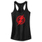 Junior's The Flash Red Lightning Bolt Symbol Racerback Tank Top