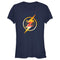 Junior's The Flash Gold Lightning Emblem T-Shirt