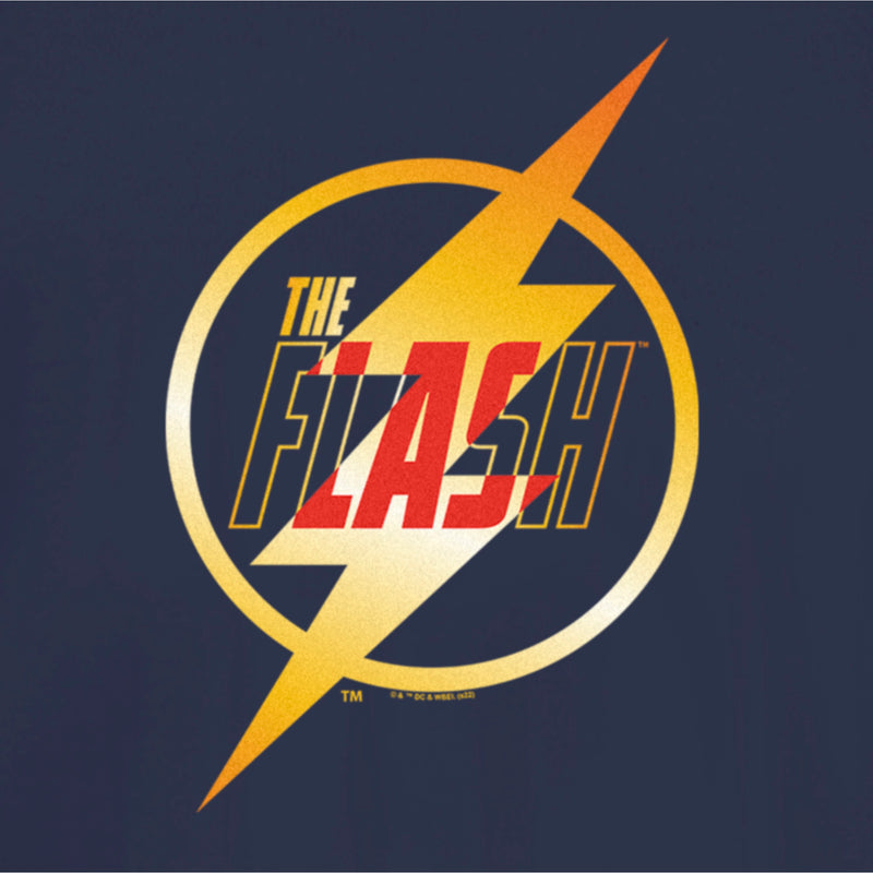 Junior's The Flash Gold Lightning Emblem T-Shirt