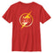 Boy's The Flash Gold Lightning Emblem T-Shirt