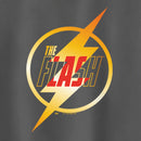Junior's The Flash Gold Lightning Emblem Racerback Tank Top
