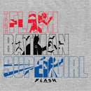 Men's The Flash Superheroes Silhouettes T-Shirt