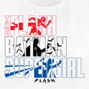 Women's The Flash Superheroes Silhouettes T-Shirt