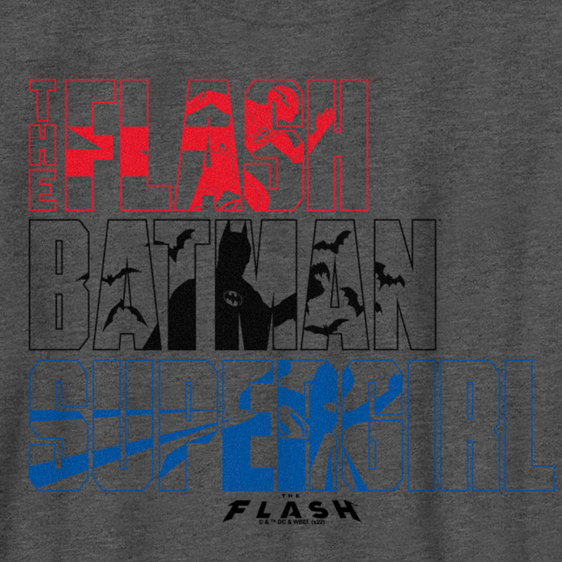 Boy's The Flash Superheroes Silhouettes T-Shirt