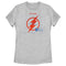 Women's The Flash Saving the Future Red Lightning Bolt T-Shirt