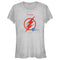 Junior's The Flash Saving the Future Red Lightning Bolt T-Shirt