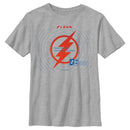 Boy's The Flash Saving the Future Red Lightning Bolt T-Shirt