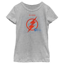 Girl's The Flash Saving the Future Red Lightning Bolt T-Shirt