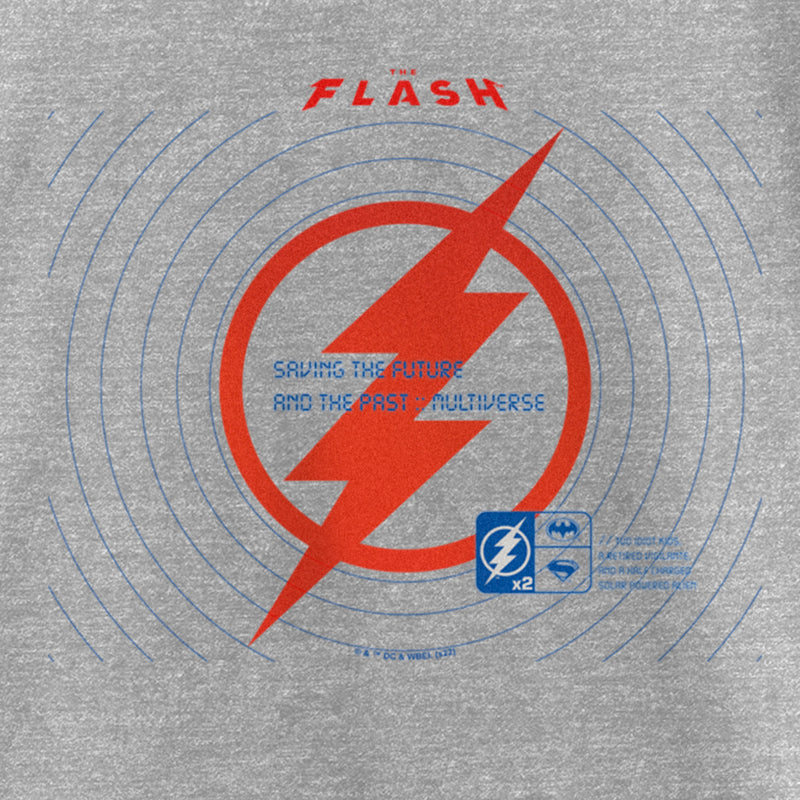 Girl's The Flash Saving the Future Red Lightning Bolt T-Shirt