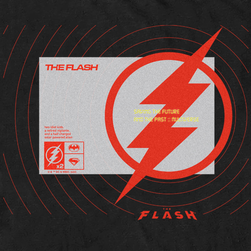 Men's The Flash Saving the Future and the Past Lighting Bolt T-Shirt