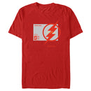 Men's The Flash Saving the Future and the Past Lighting Bolt T-Shirt