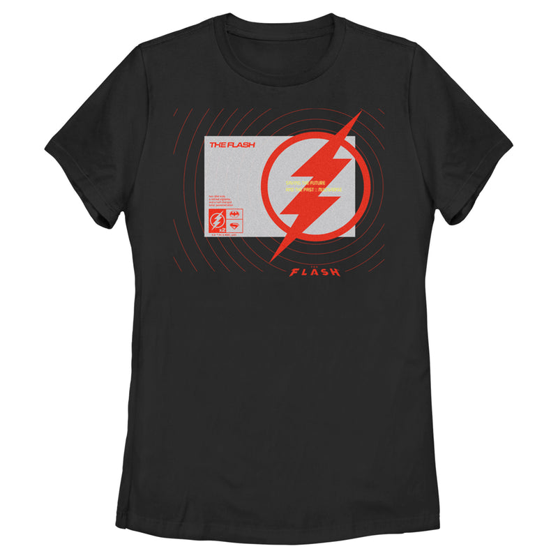 Women's The Flash Saving the Future and the Past Lighting Bolt T-Shirt